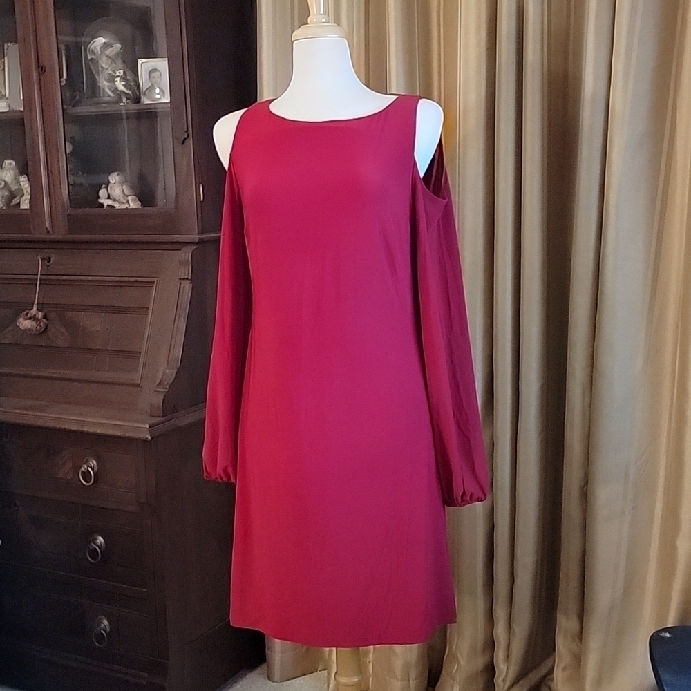 Chaps Women's Cold Shoulder Dress